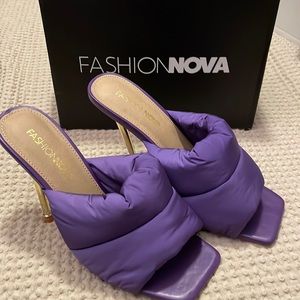 Fashion Nova puffy heels